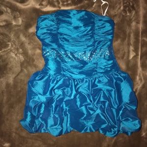 Cute blue dress with sequins